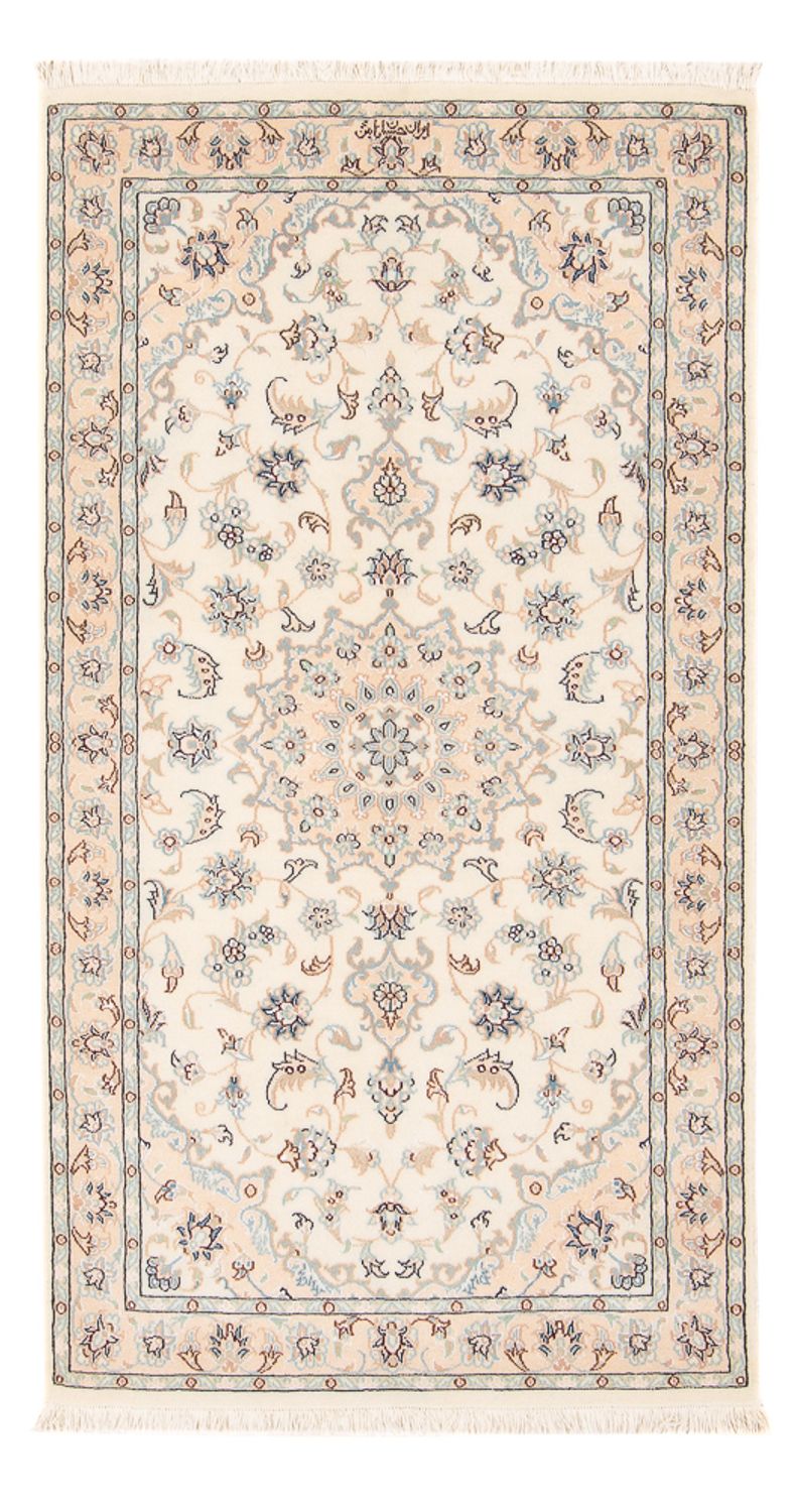 Persisk tæppe - Nain - Premium - 140 x 75 cm - creme