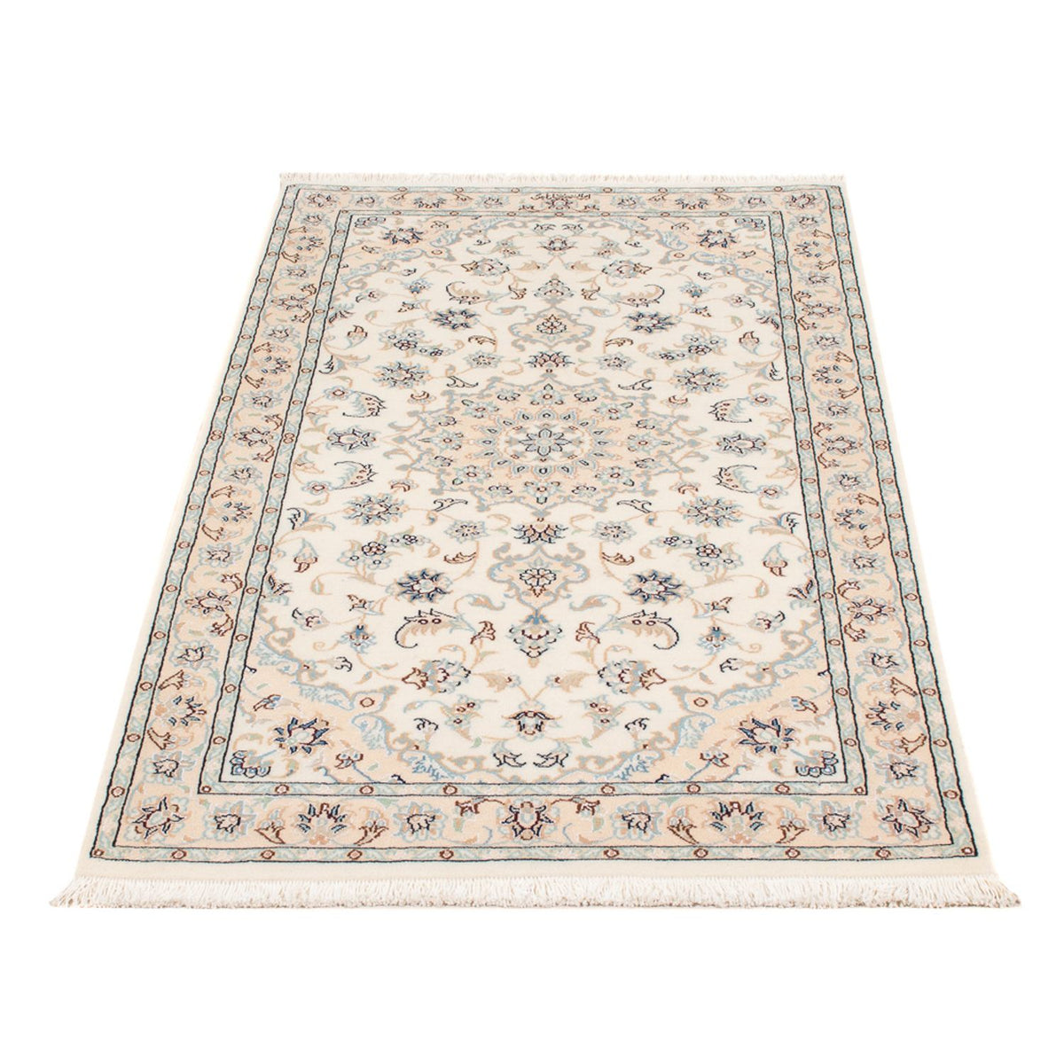 Persisk tæppe - Nain - Premium - 140 x 75 cm - creme