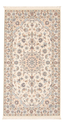 Persisk tæppe - Nain - Premium - 141 x 75 cm - creme
