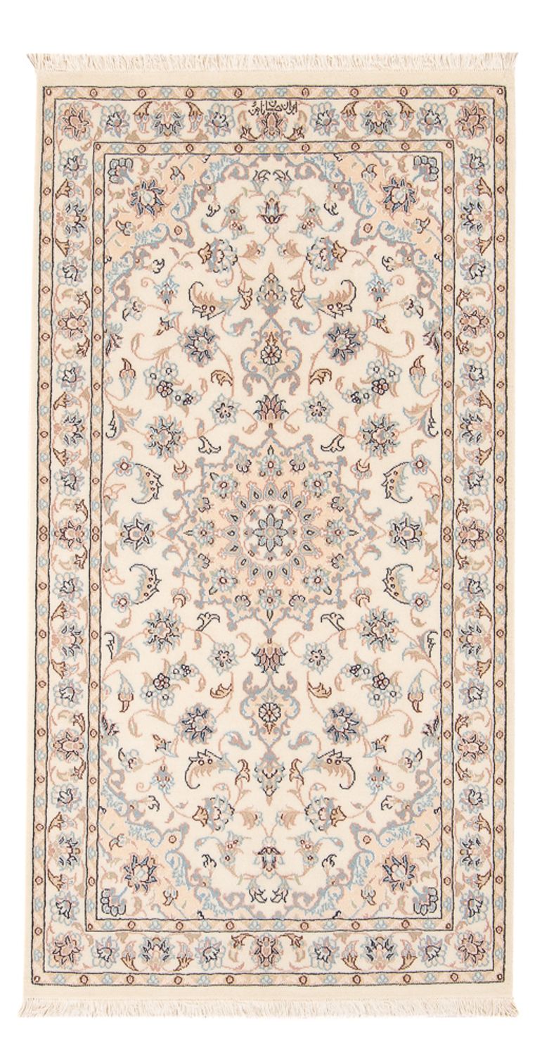 Persisk tæppe - Nain - Premium - 141 x 75 cm - creme
