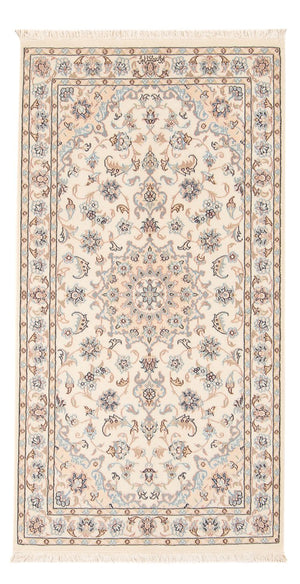 Persisk tæppe - Nain - Premium - 141 x 75 cm - creme