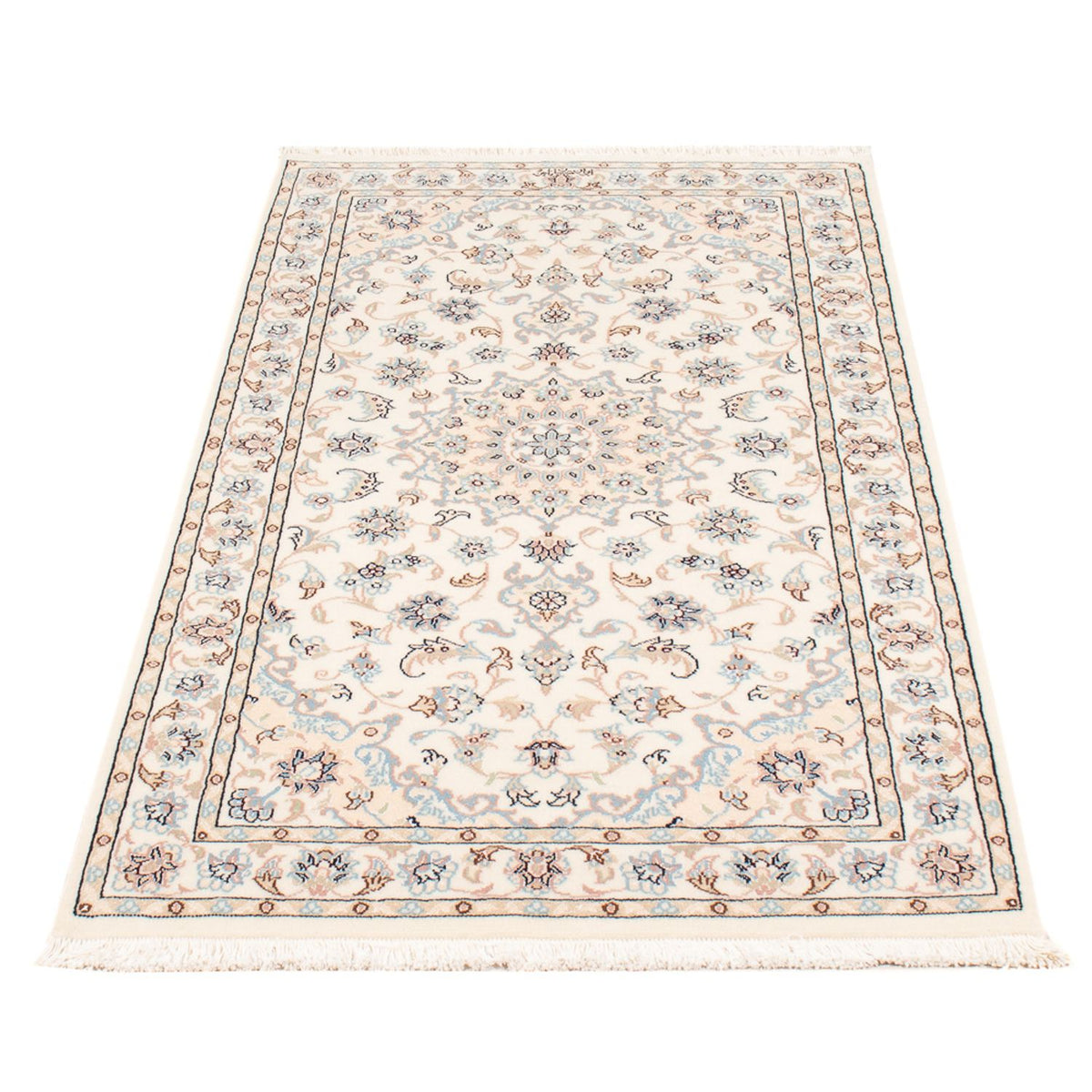 Persisk tæppe - Nain - Premium - 141 x 75 cm - creme