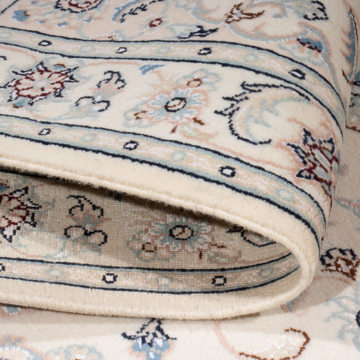 Persisk tæppe - Nain - Premium - 120 x 83 cm - creme