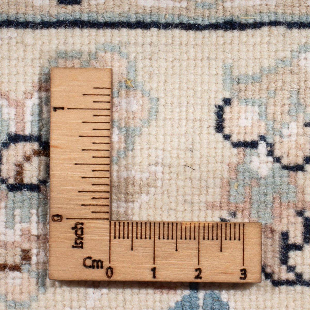 Persisk tæppe - Nain - Premium - 120 x 83 cm - creme