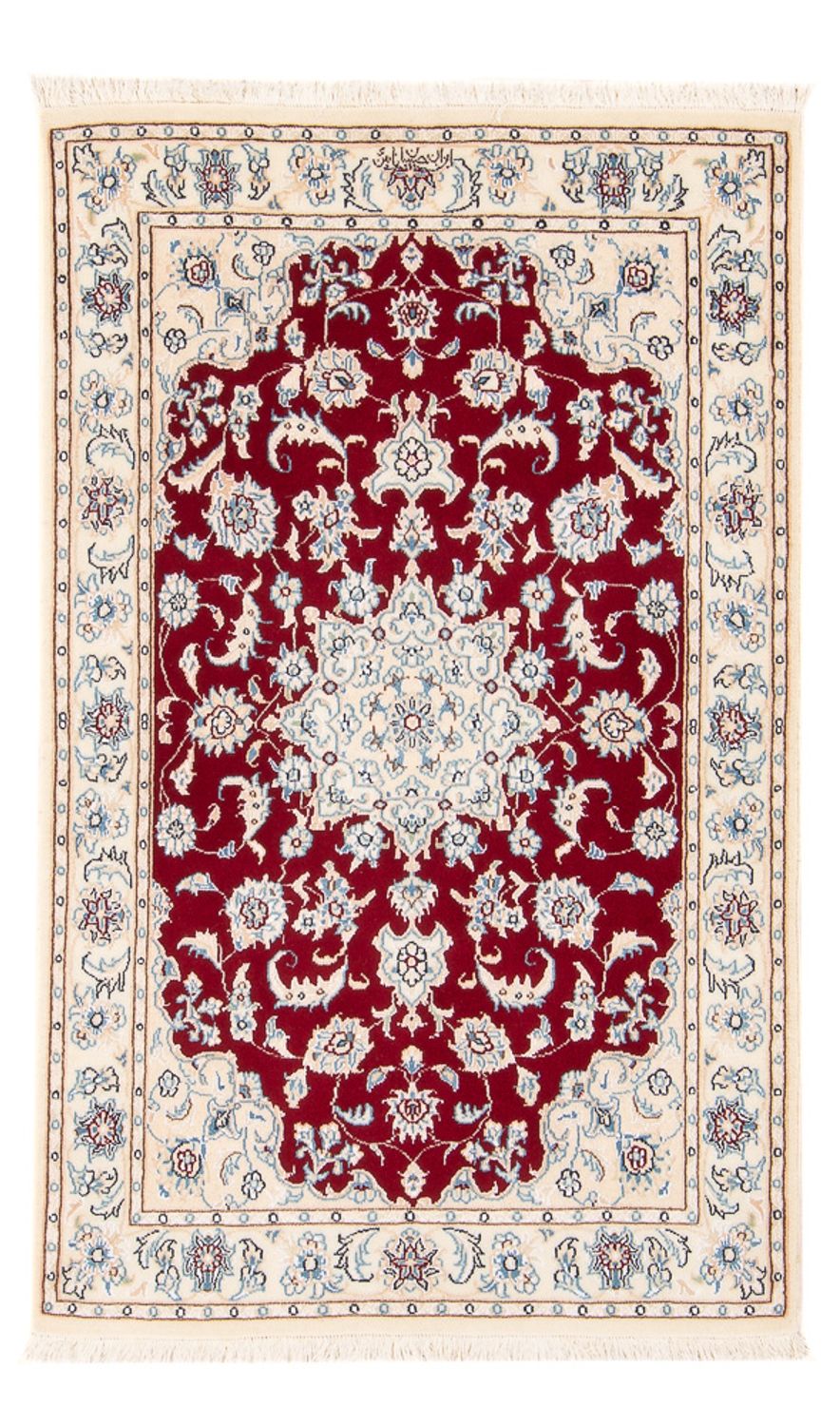 Persisk tæppe - Nain - Premium - 125 x 78 cm - rød