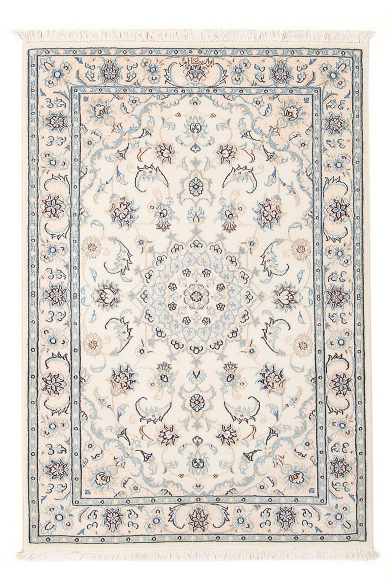 Persisk tæppe - Nain - Premium - 122 x 80 cm - creme