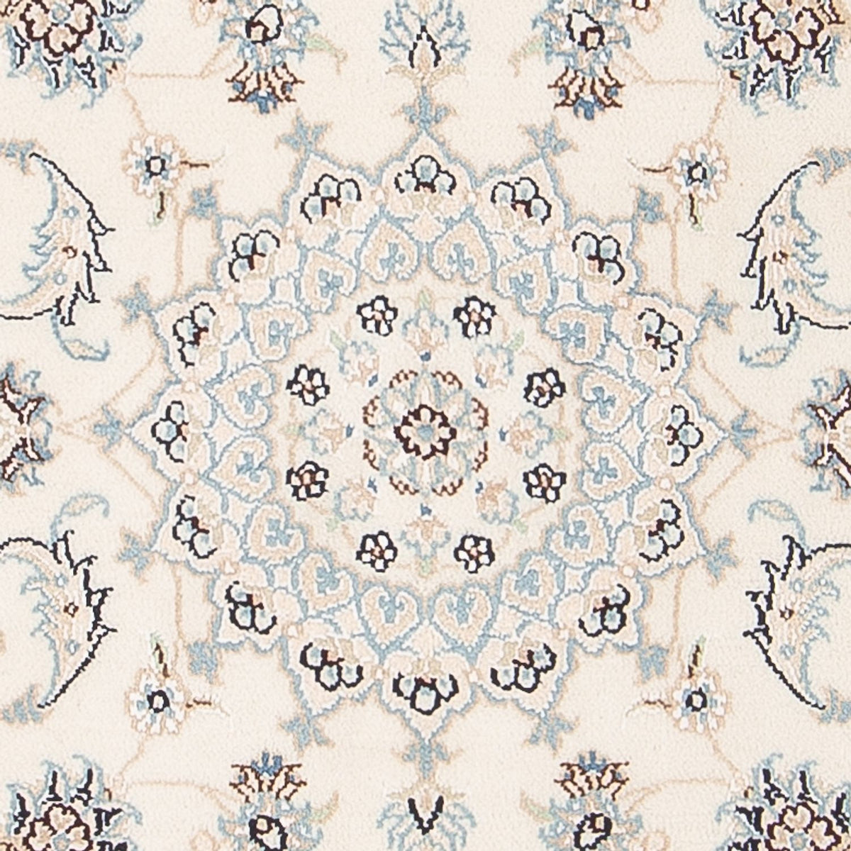 Persisk tæppe - Nain - Premium - 122 x 80 cm - creme