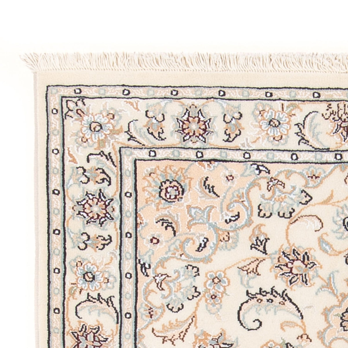 Persisk tæppe - Nain - Premium - 118 x 80 cm - creme