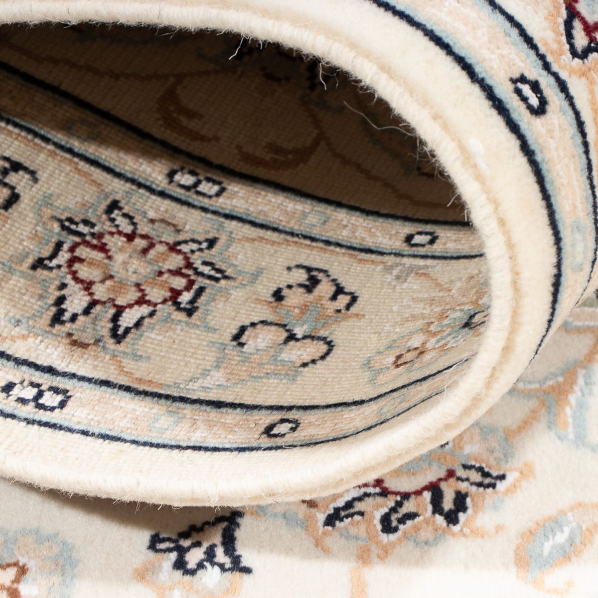 Persisk tæppe - Nain - Premium - 118 x 80 cm - creme