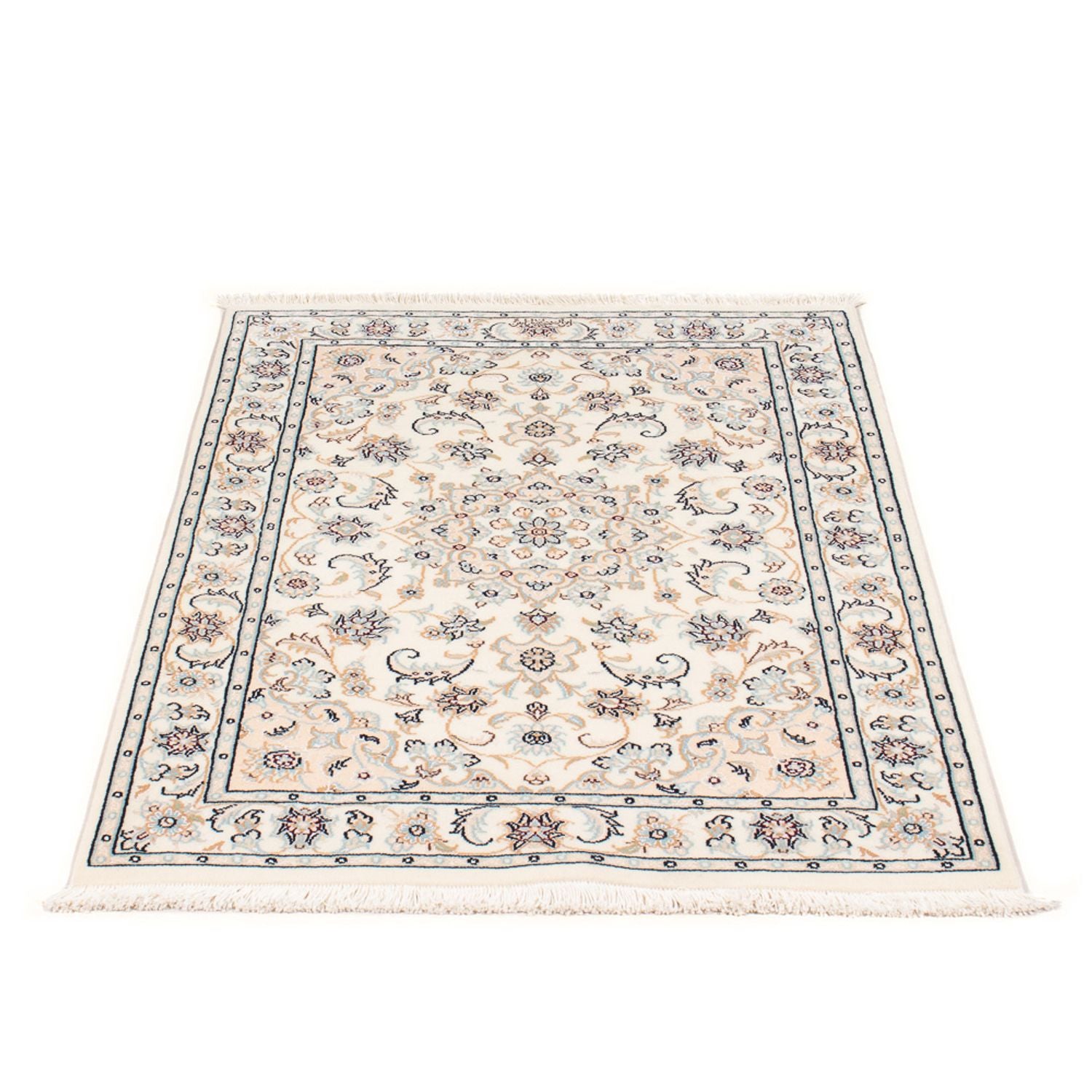 Persisk tæppe - Nain - Premium - 118 x 80 cm - creme
