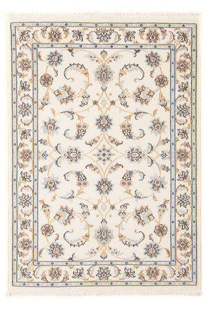 Persisk tæppe - Nain - Premium - 118 x 80 cm - creme