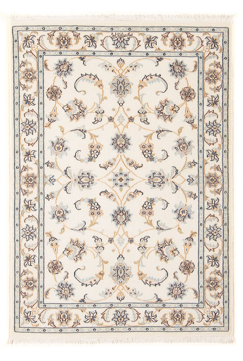Persisk tæppe - Nain - Premium - 118 x 80 cm - creme