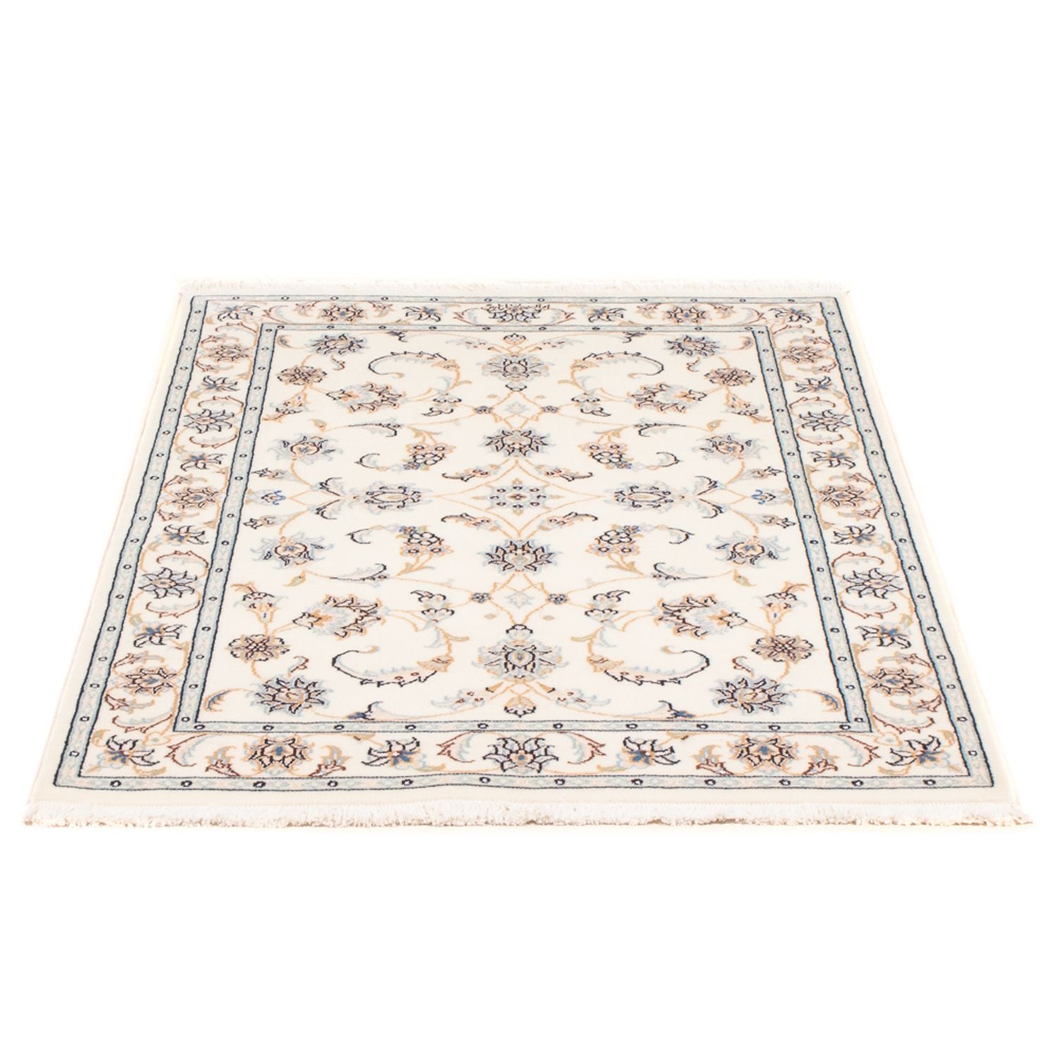 Persisk tæppe - Nain - Premium - 118 x 80 cm - creme