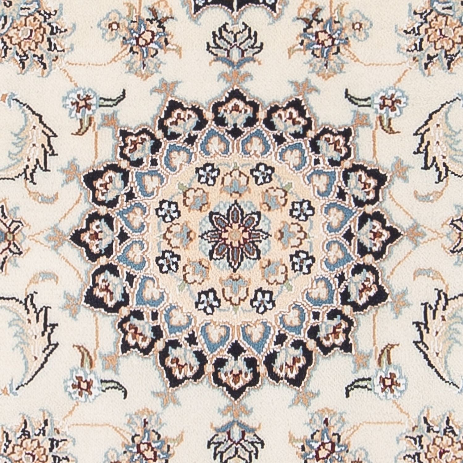 Persisk tæppe - Nain - Premium - 120 x 82 cm - creme