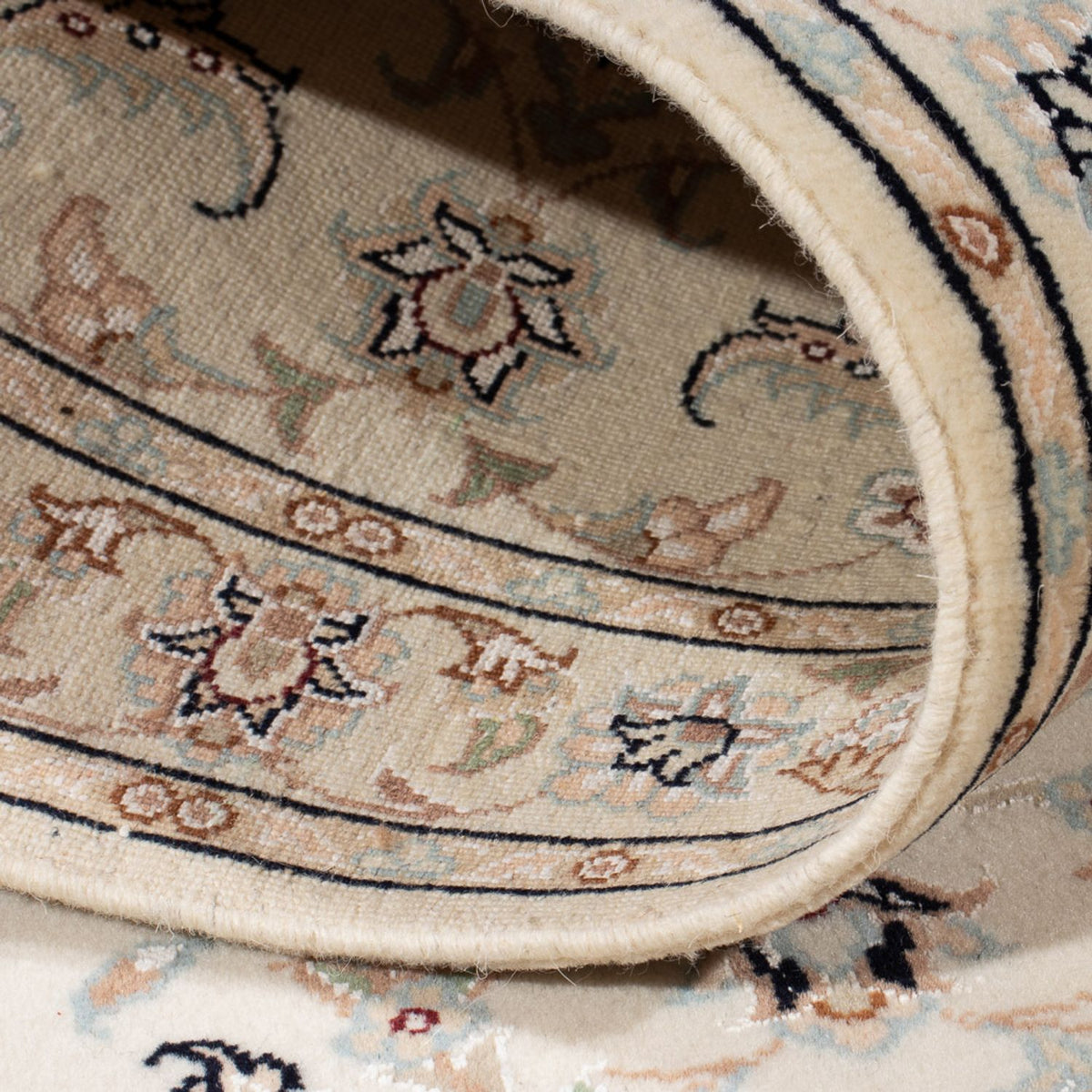 Persisk tæppe - Nain - Premium - 136 x 75 cm - creme