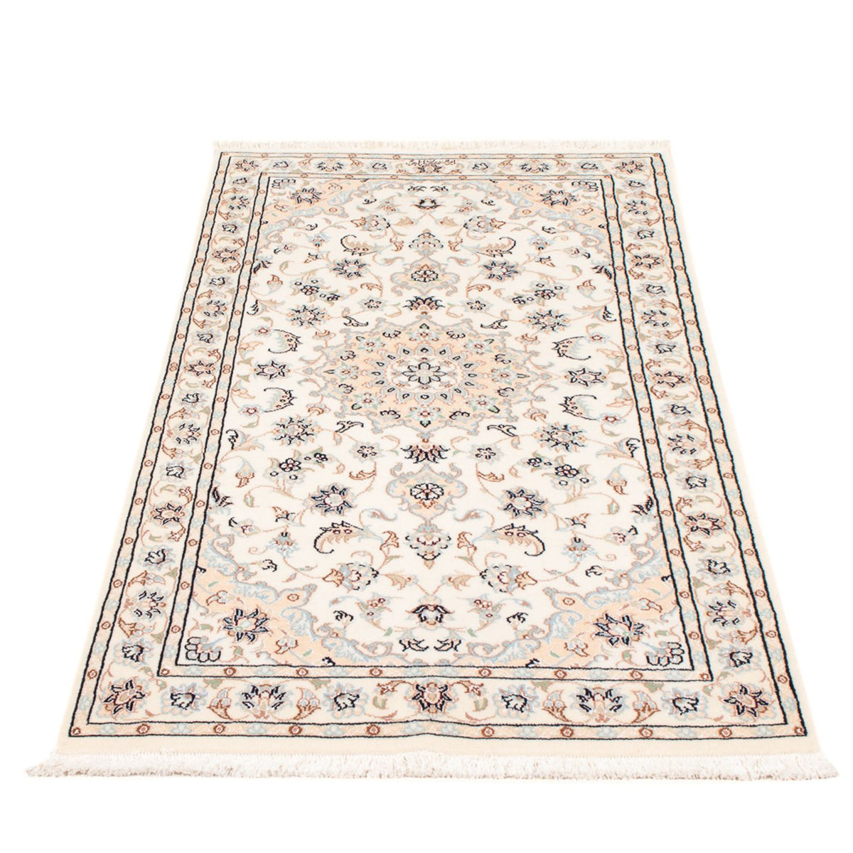 Persisk tæppe - Nain - Premium - 136 x 75 cm - creme