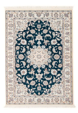 Persisk tæppe - Nain - Premium - 117 x 80 cm - mørkegrøn