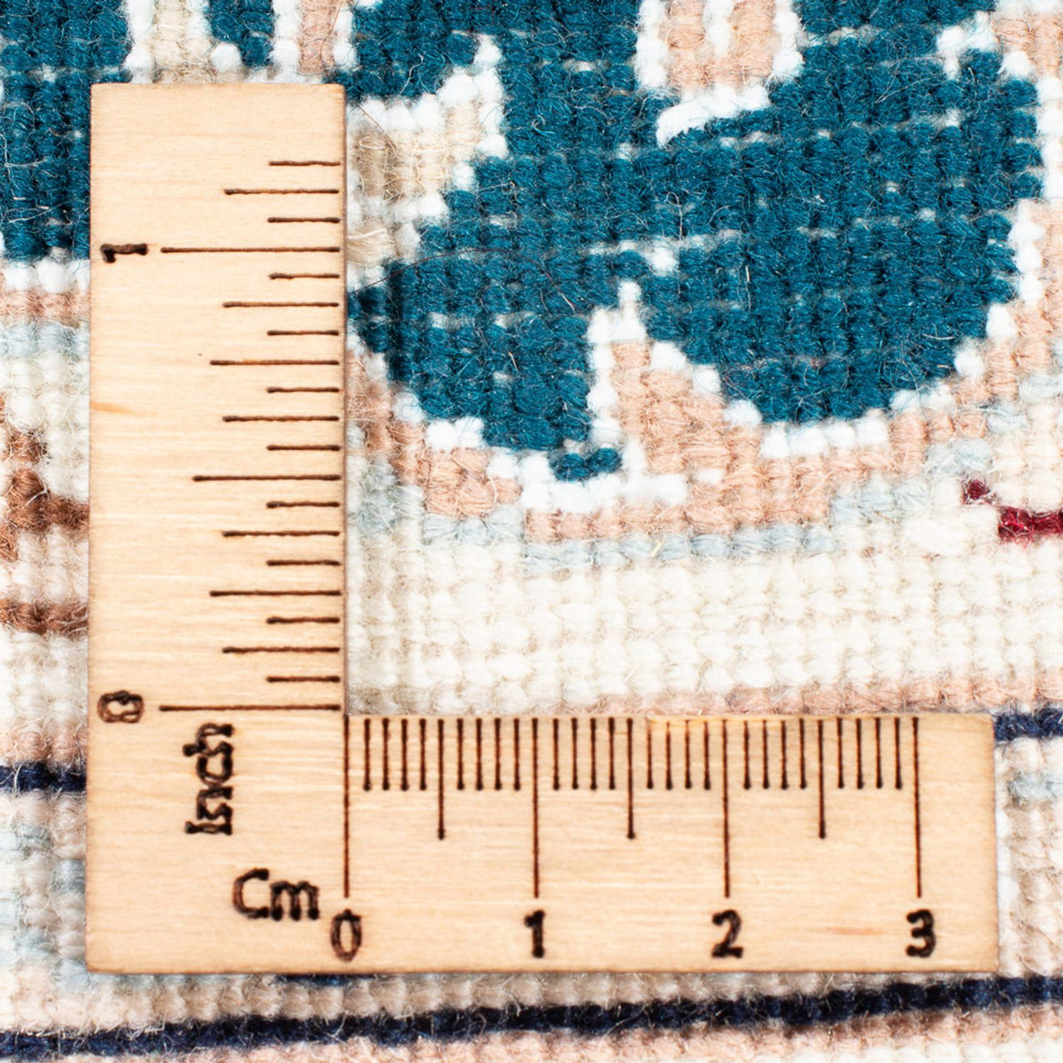 Persisk tæppe - Nain - Premium - 117 x 80 cm - mørkegrøn