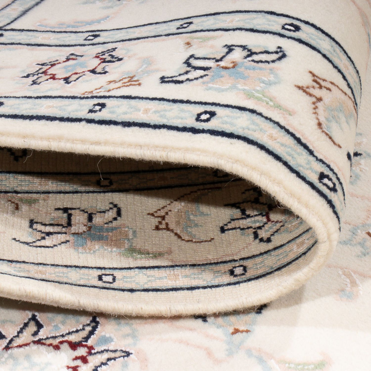 Persisk tæppe - Nain - Premium - 120 x 80 cm - creme