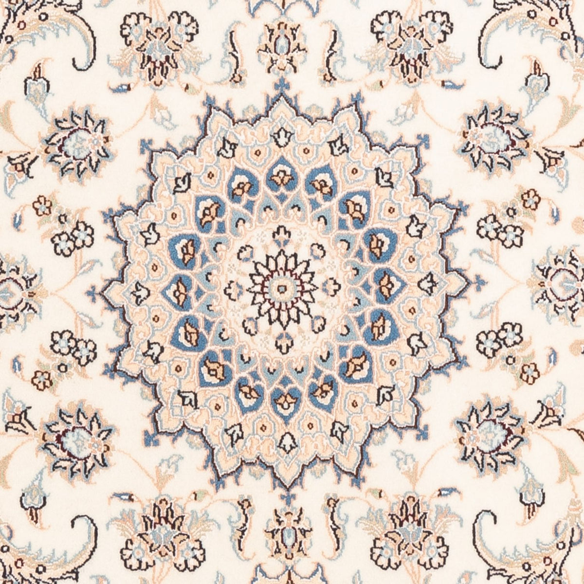 Persisk tæppe - Nain - Premium - 155 x 104 cm - creme