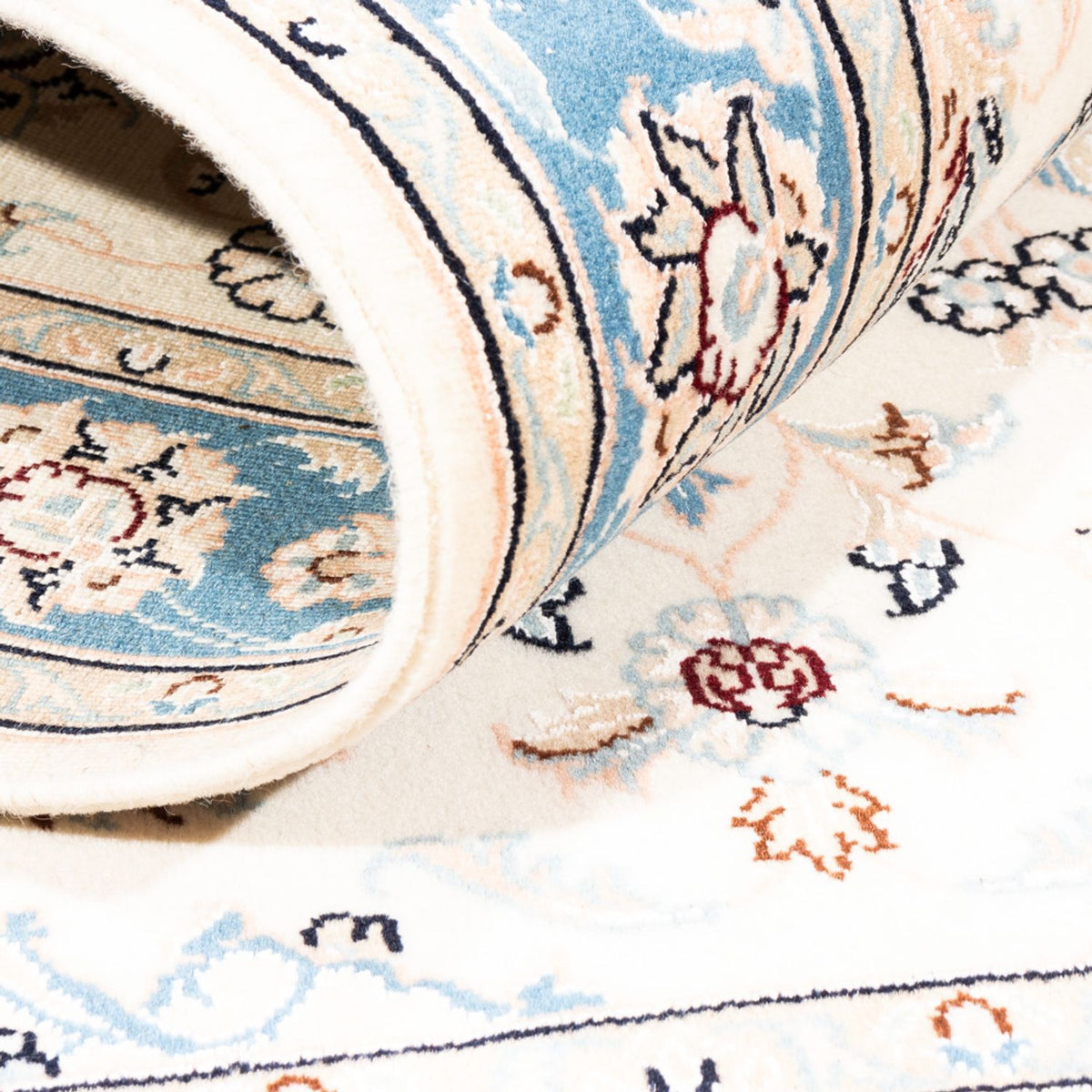 Persisk tæppe - Nain - Premium - 155 x 104 cm - creme