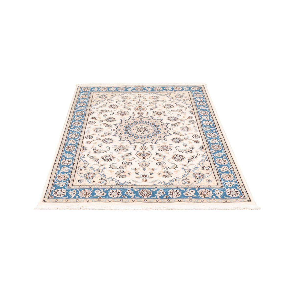 Persisk tæppe - Nain - Premium - 155 x 104 cm - creme