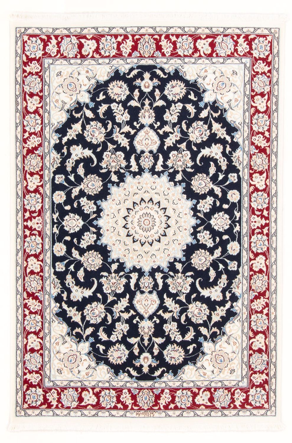 Persisk tæppe - Nain - Royal - 158 x 108 cm - mørkeblå
