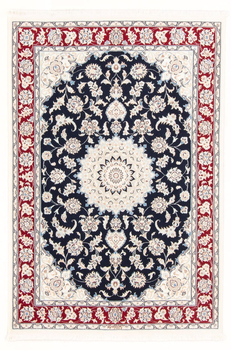 Persisk tæppe - Nain - Royal - 158 x 108 cm - mørkeblå