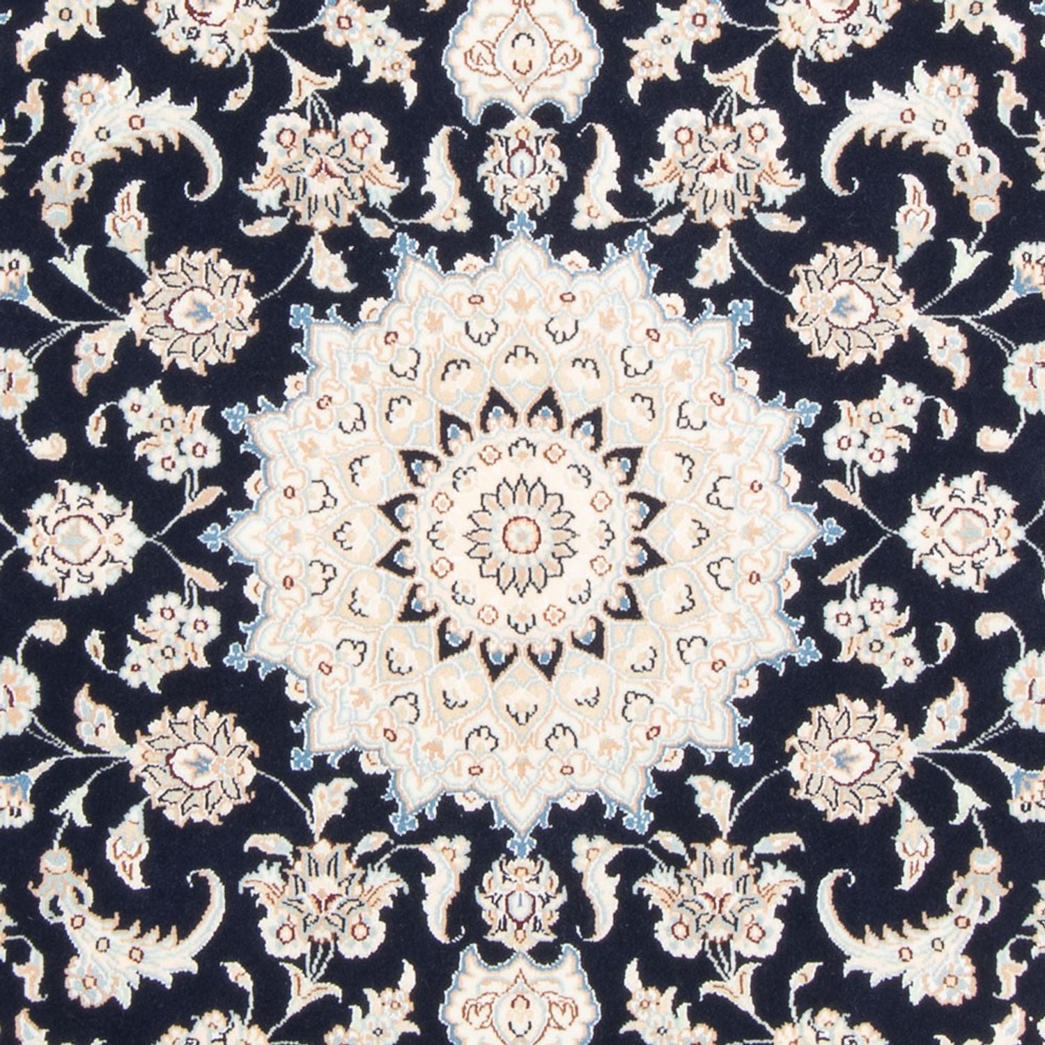 Persisk tæppe - Nain - Royal - 158 x 108 cm - mørkeblå