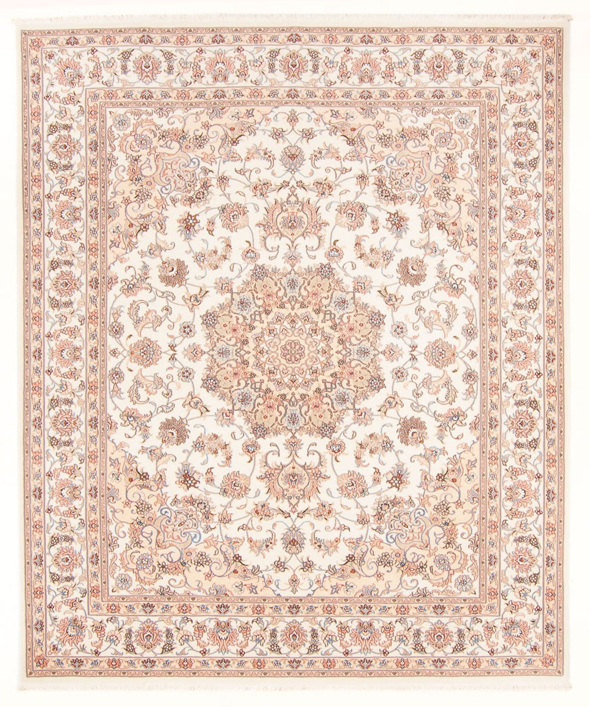 Persisk tæppe - Tabriz - Royal - 247 x 200 cm - creme