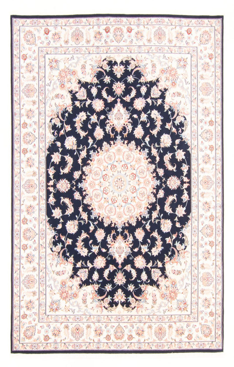 Persisk tæppe - Tabriz - Royal - 245 x 167 cm - mørkeblå