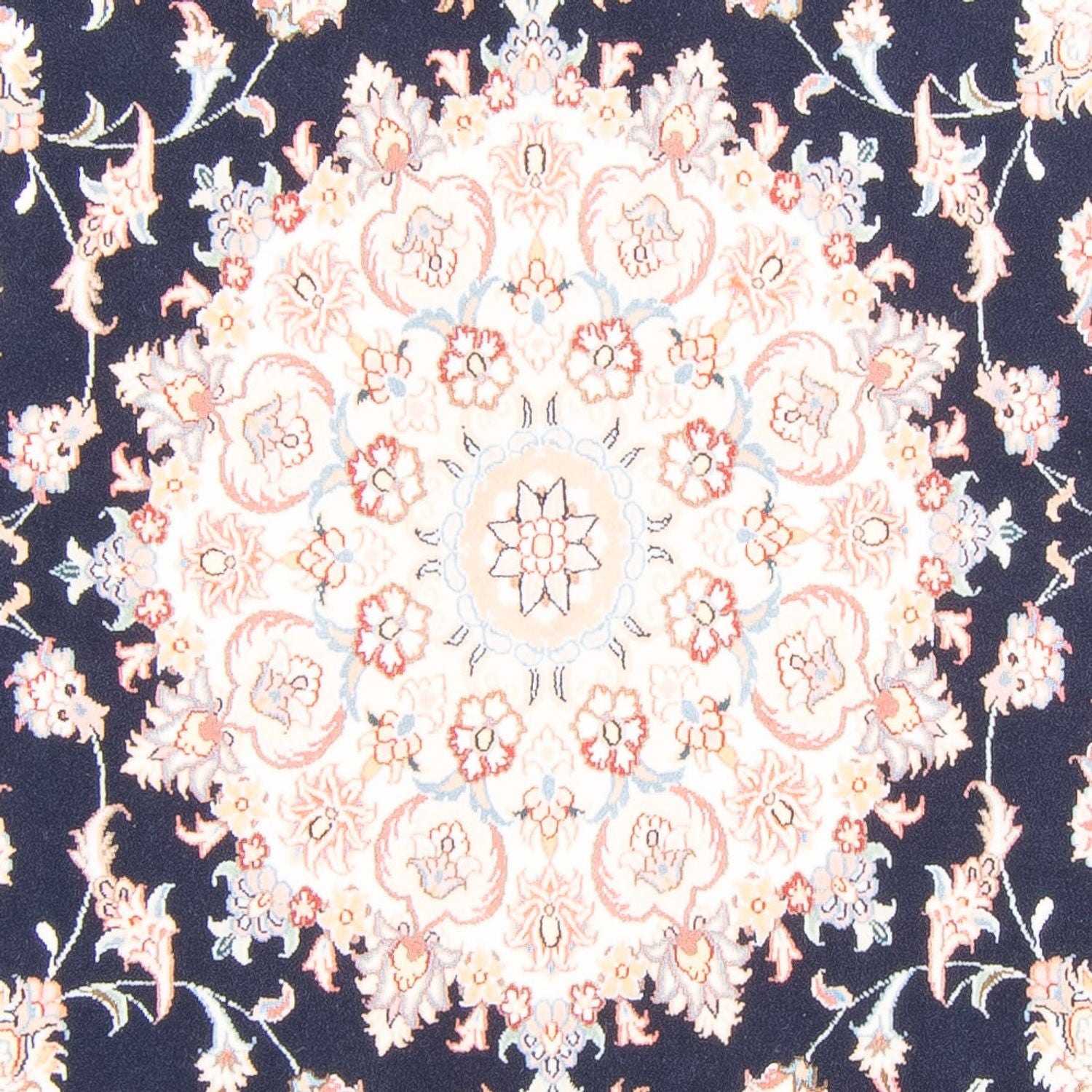 Persisk tæppe - Tabriz - Royal - 245 x 167 cm - mørkeblå