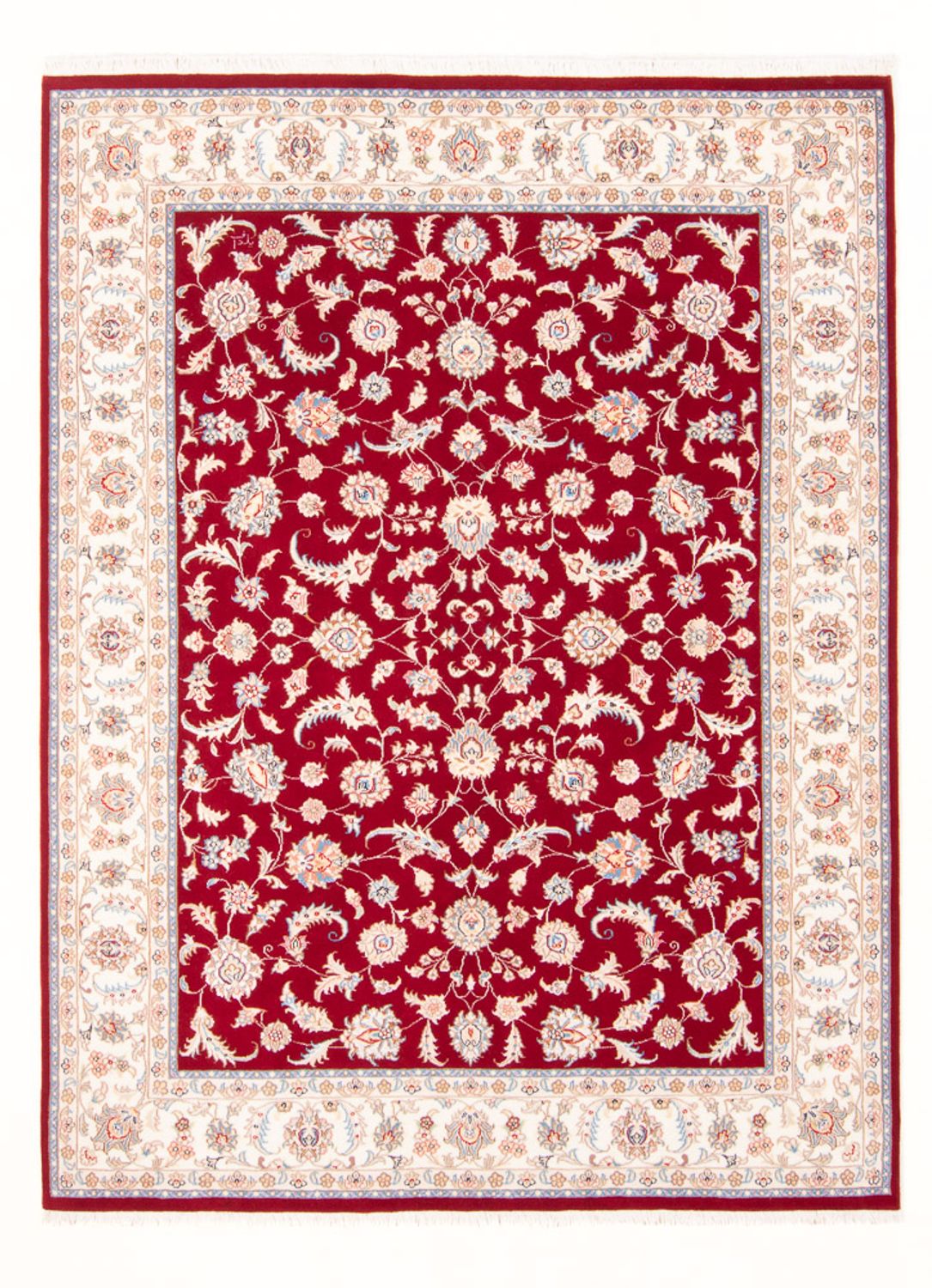 Persisk tæppe - Tabriz - Royal - 203 x 150 cm - rød