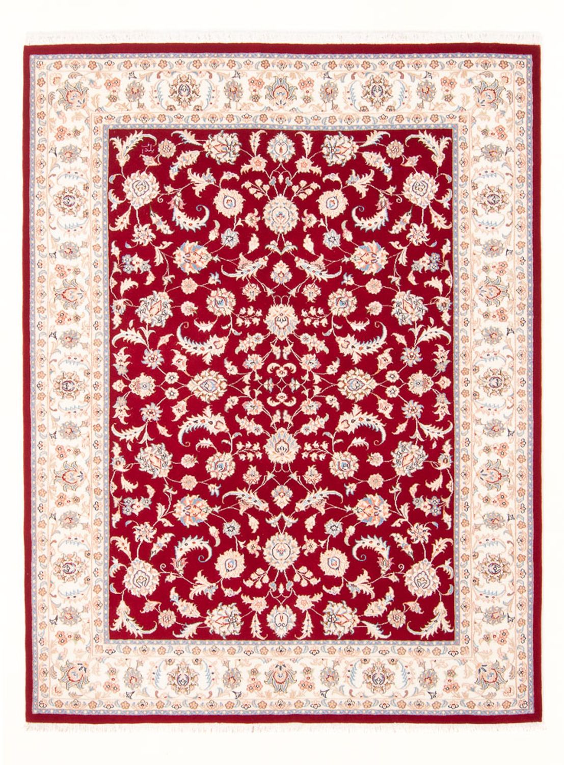 Persisk tæppe - Tabriz - Royal - 202 x 148 cm - rød