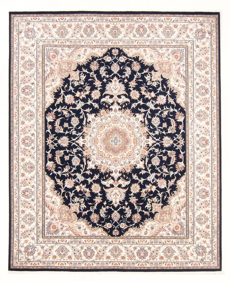 Persisk tæppe - Tabriz - Royal - 250 x 200 cm - mørkeblå