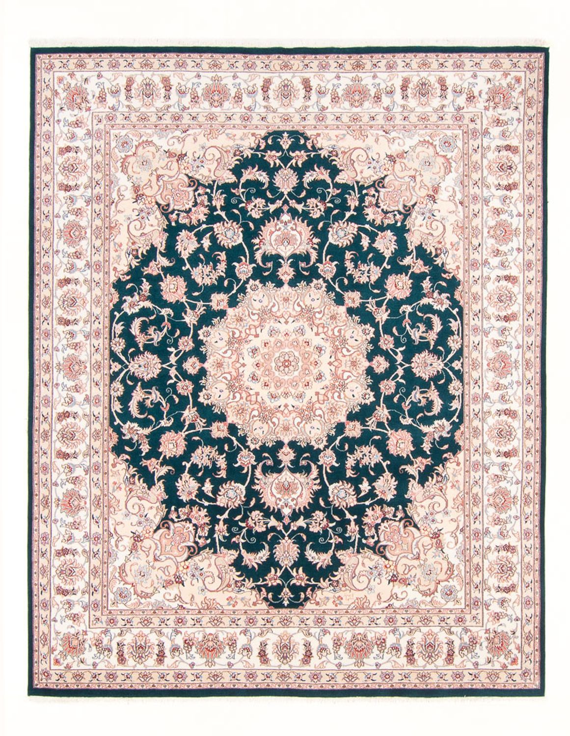 Persisk tæppe - Tabriz - Royal - 251 x 195 cm - grøn