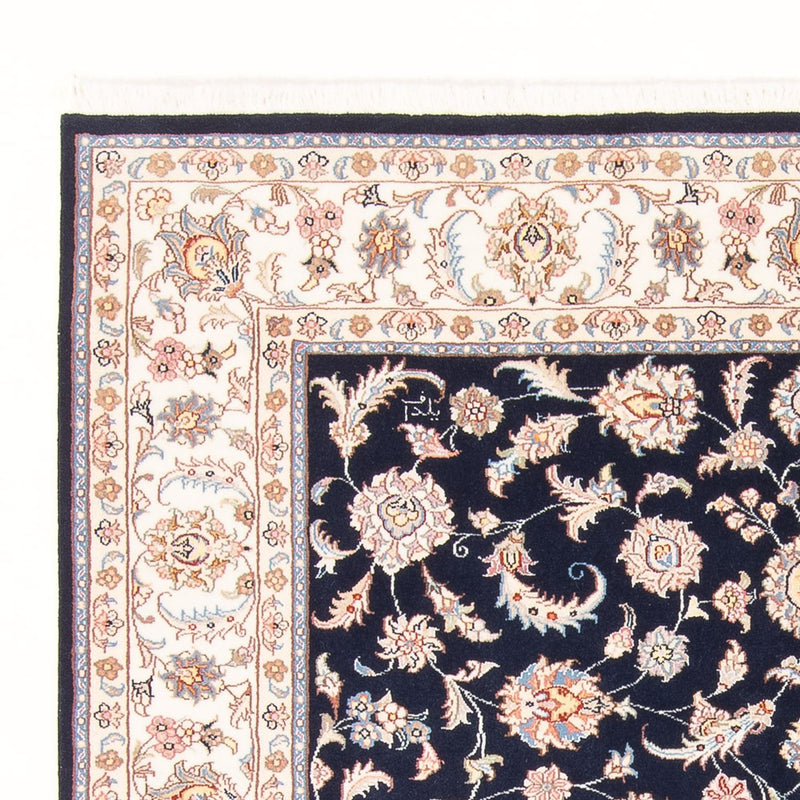 Persisk tæppe - Tabriz - Royal - 196 x 150 cm - mørkeblå