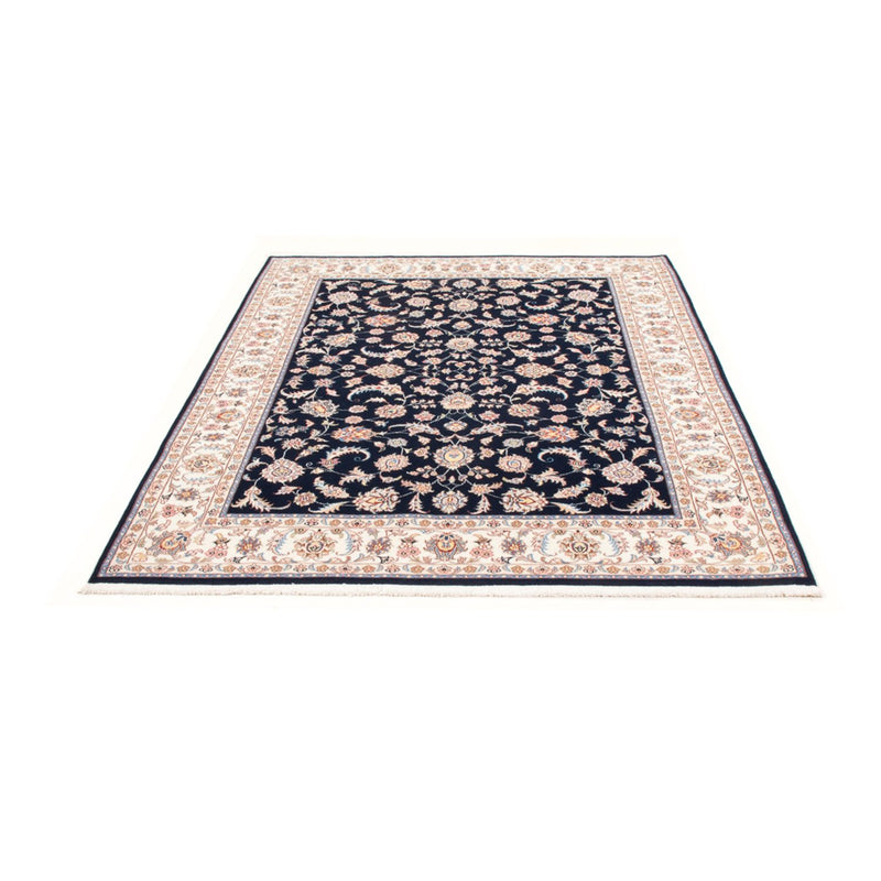 Persisk tæppe - Tabriz - Royal - 196 x 150 cm - mørkeblå