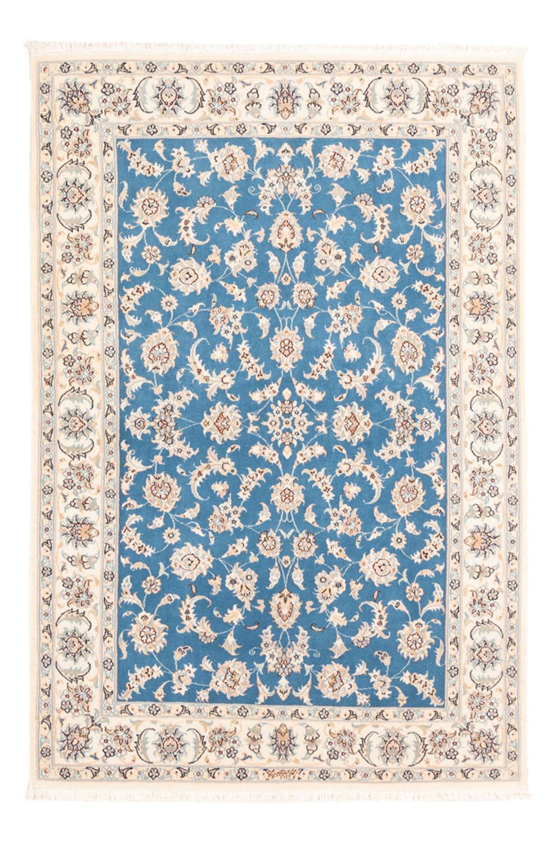 Persisk tæppe - Nain - Premium - 176 x 121 cm - blå