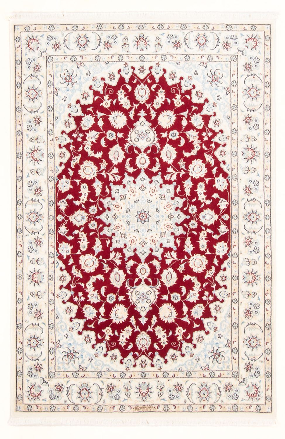 Persisk tæppe - Nain - Royal - 175 x 117 cm - rød