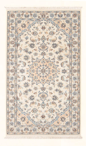 Persisk tæppe - Nain - Premium - 134 x 75 cm - creme