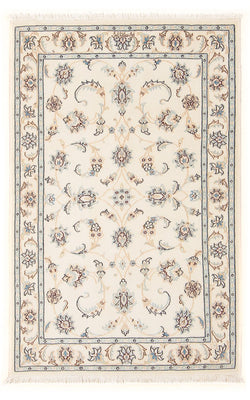 Persisk tæppe - Nain - Premium - 122 x 80 cm - creme