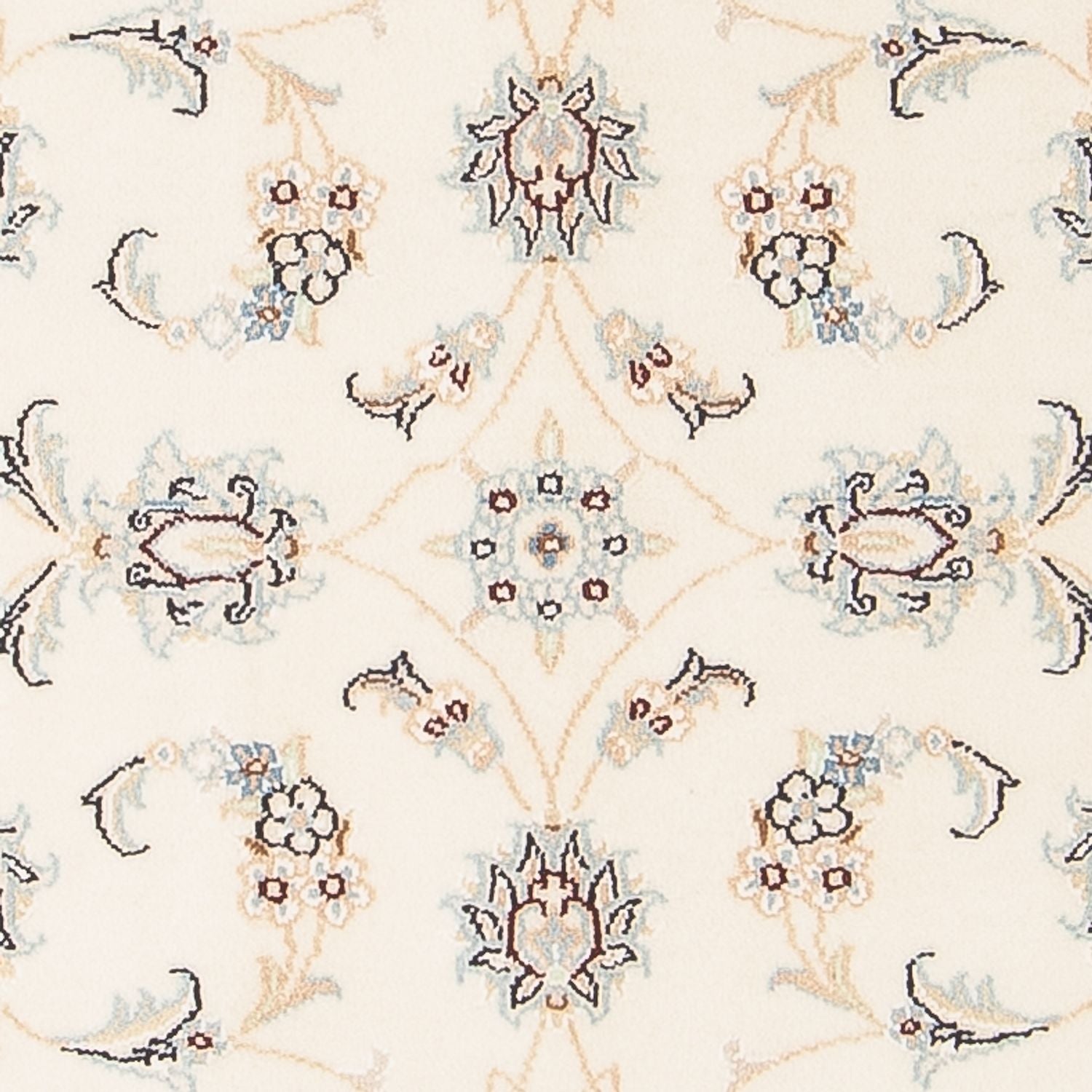 Persisk tæppe - Nain - Premium - 122 x 80 cm - creme