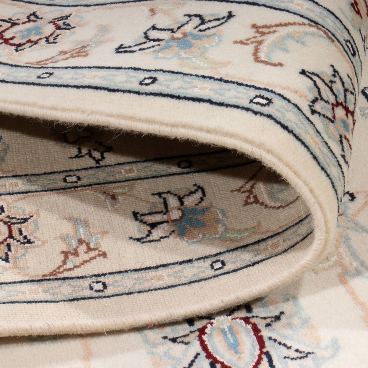 Persisk tæppe - Nain - Premium - 122 x 80 cm - creme