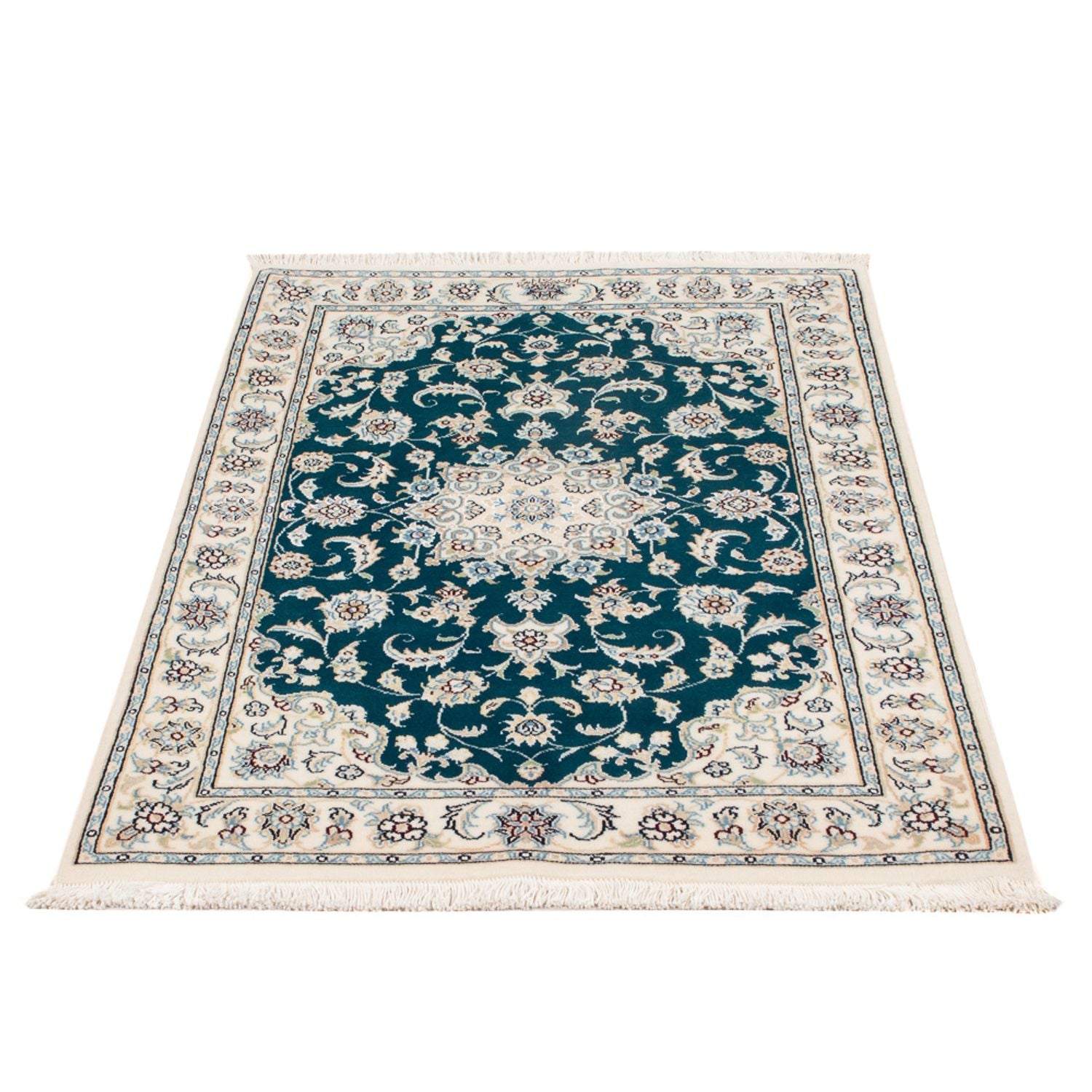 Persisk tæppe - Nain - Premium - 120 x 83 cm - grøn