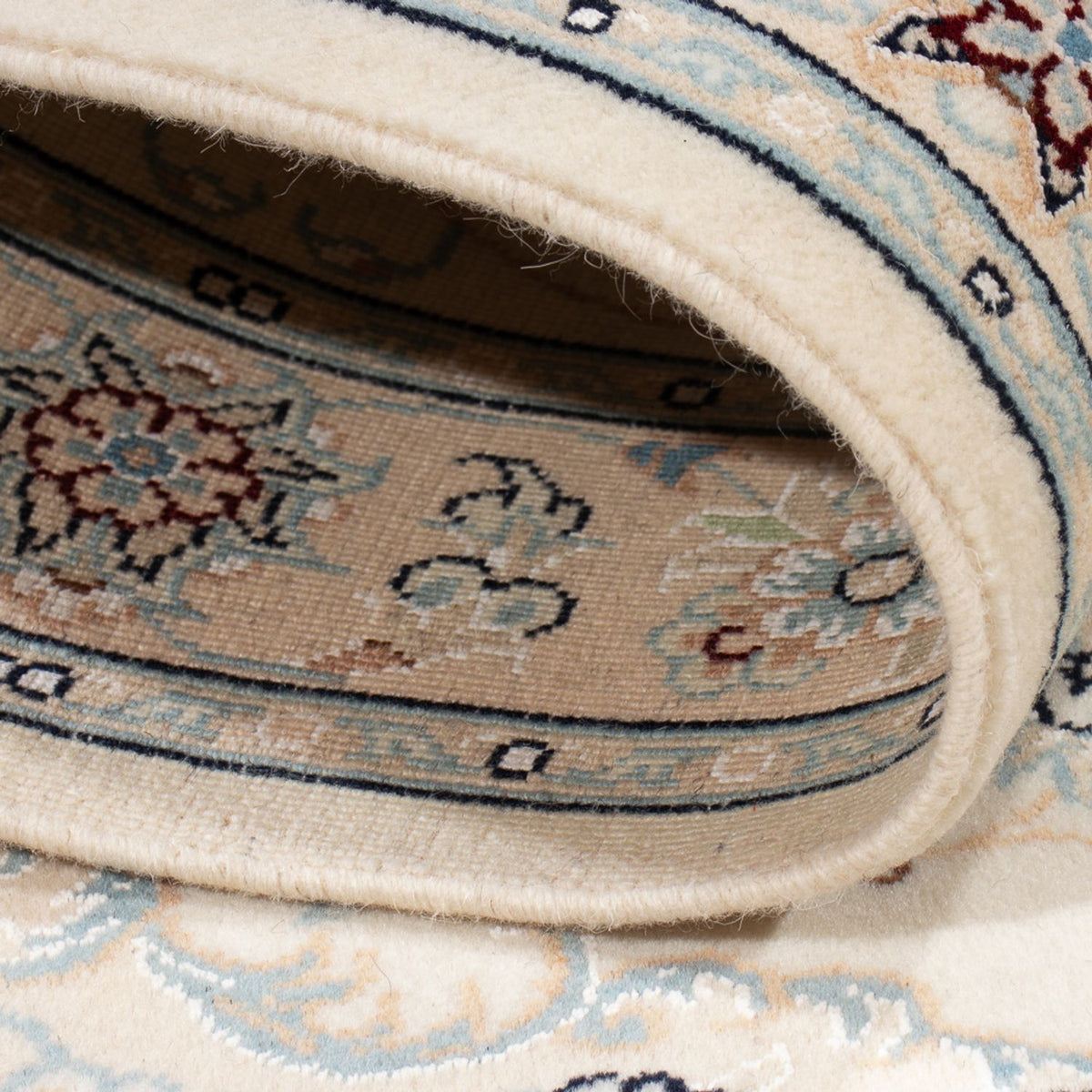 Persisk tæppe - Nain - Premium - 118 x 82 cm - creme