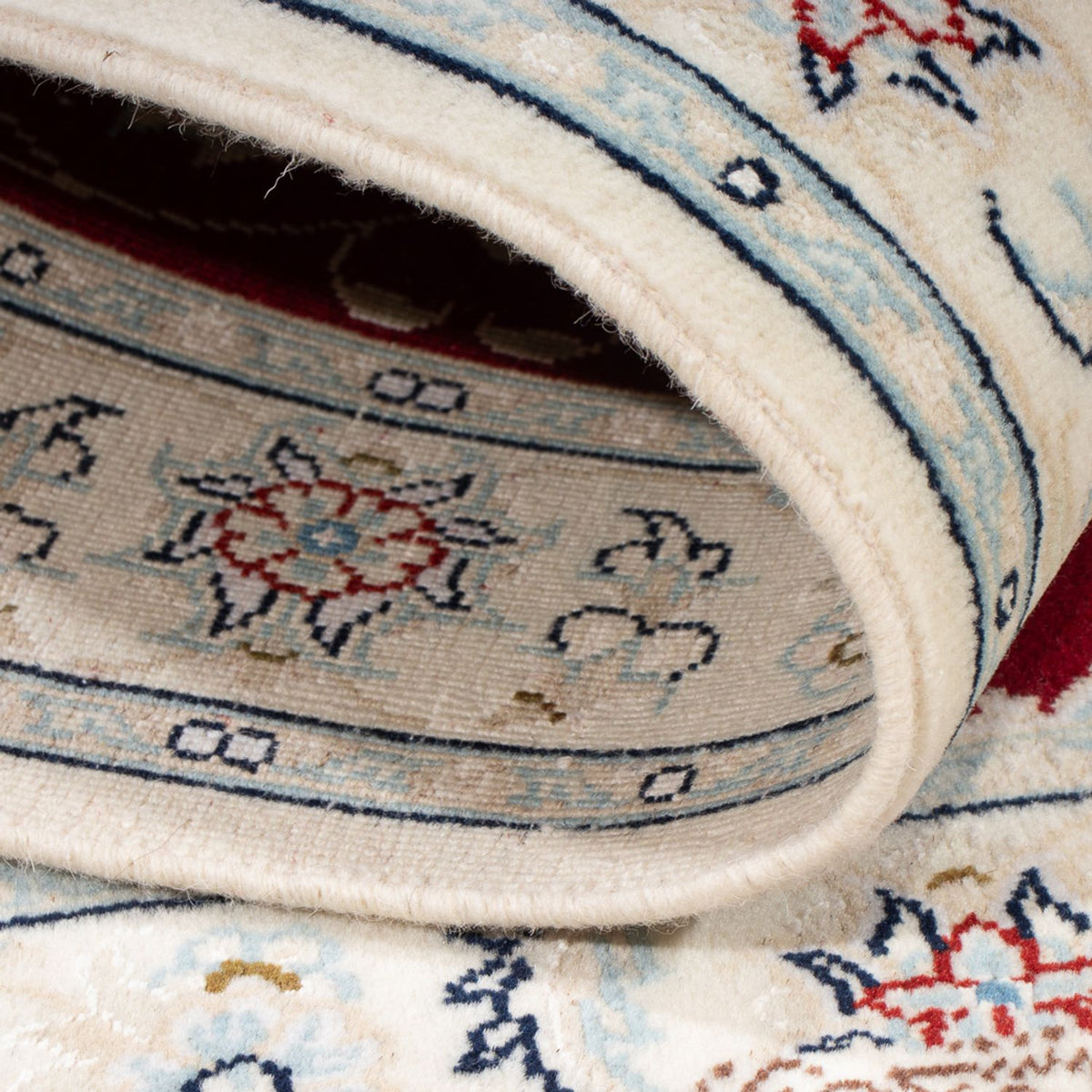 Persisk tæppe - Nain - Premium - 117 x 80 cm - rød