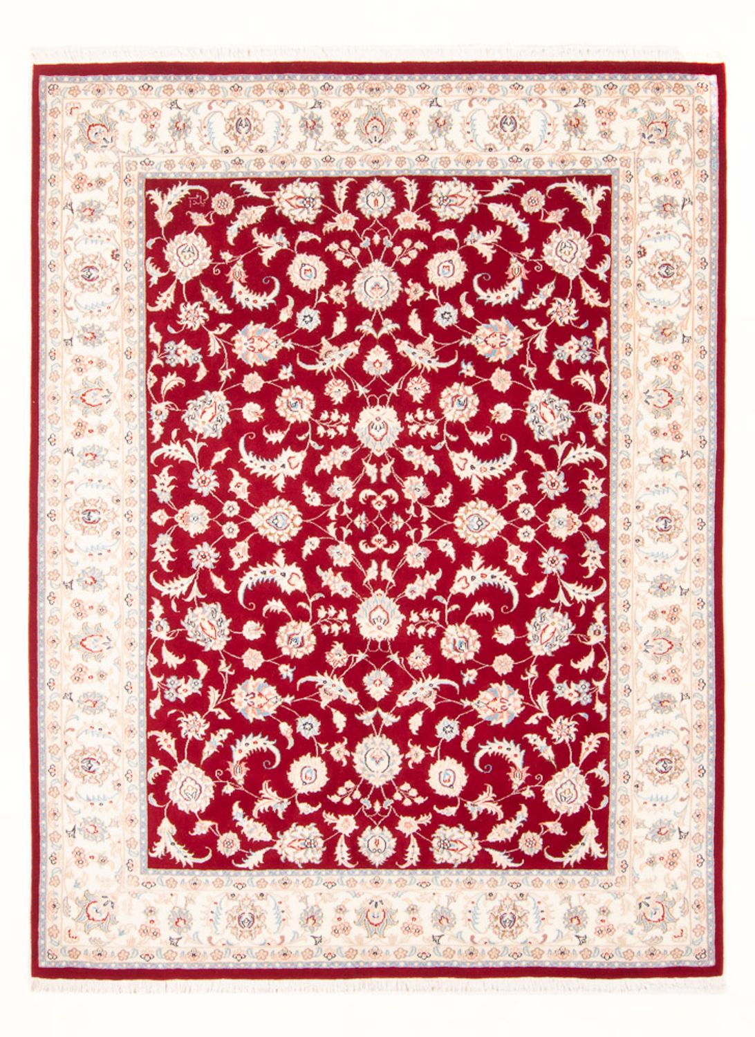 Persisk tæppe - Tabriz - Royal - 206 x 148 cm - rød