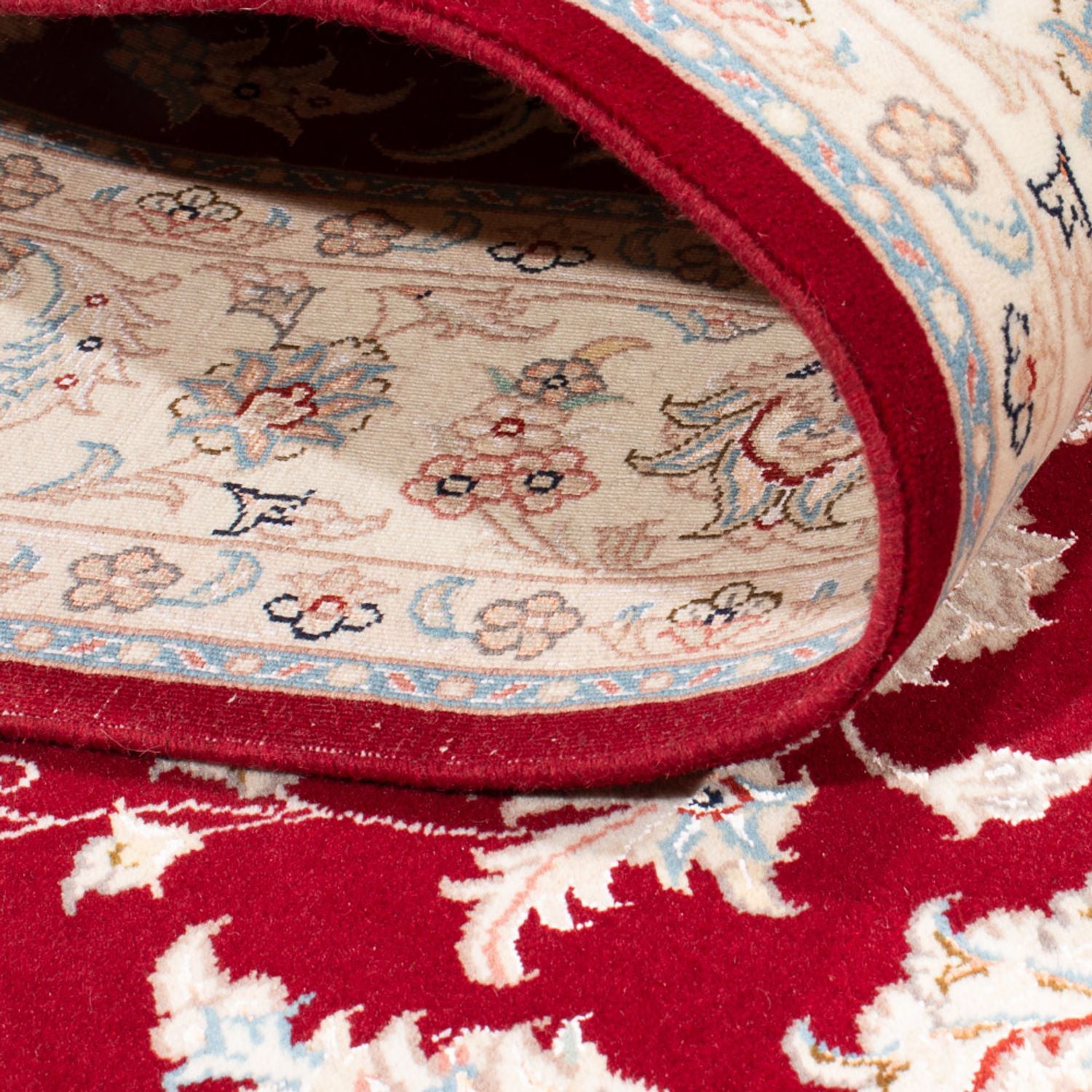 Persisk tæppe - Tabriz - Royal - 206 x 148 cm - rød