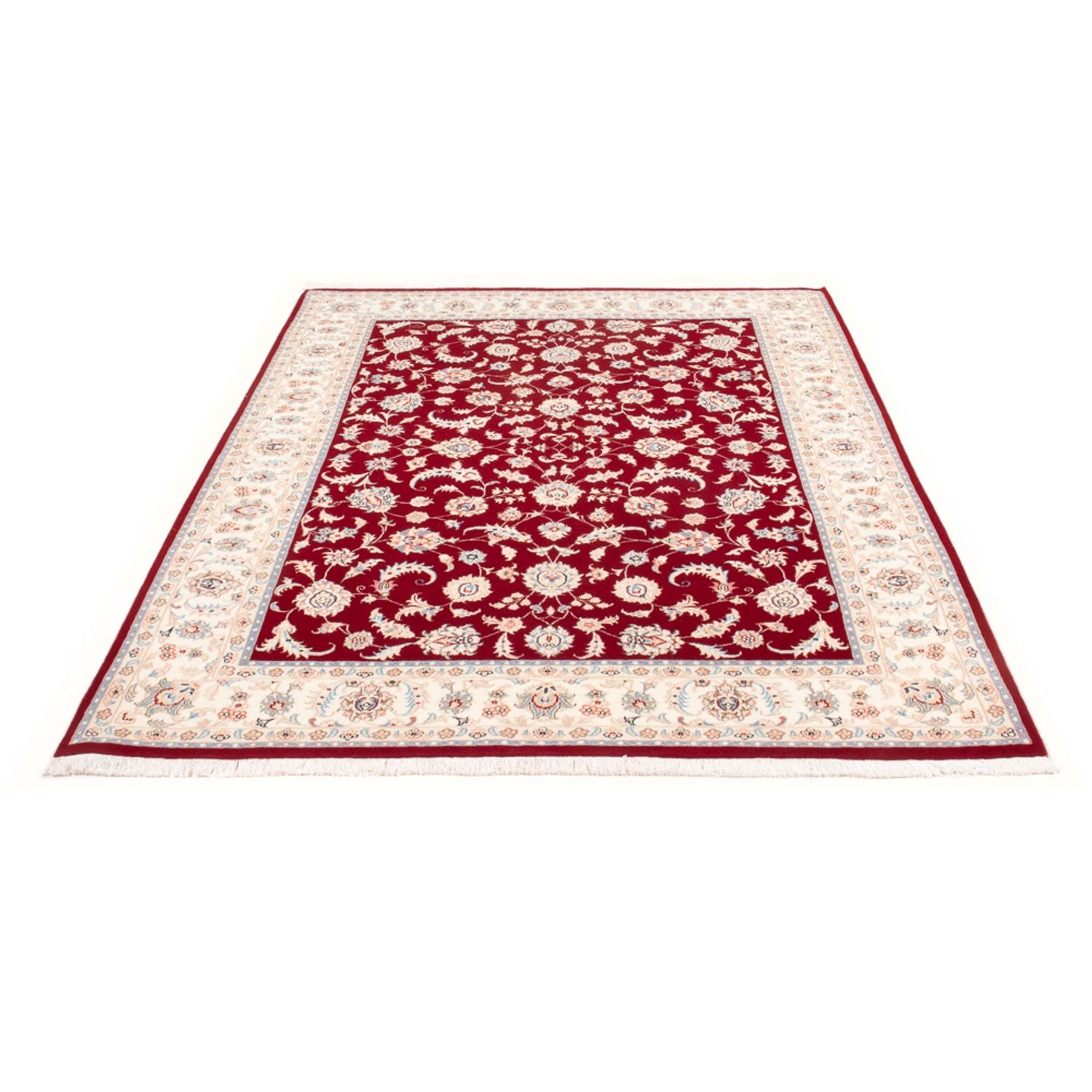 Persisk tæppe - Tabriz - Royal - 206 x 148 cm - rød